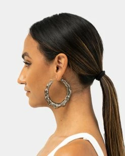 Seville Michelle Midnight Round Bamboo Metallic Silver Black -Venum store sevillemichelle mrb m 02 2