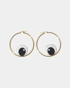 Seville Michelle Eyes Hoop Earrings