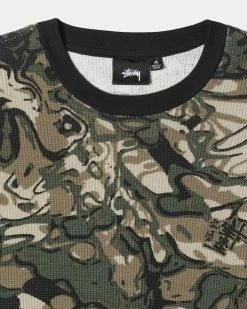 Stüssy Basic Stock Long Sleeve Thermal (Camo) -Venum store stussy 1140314 camo 03