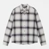 Stüssy Hellshire Plaid Shirt (Grey)